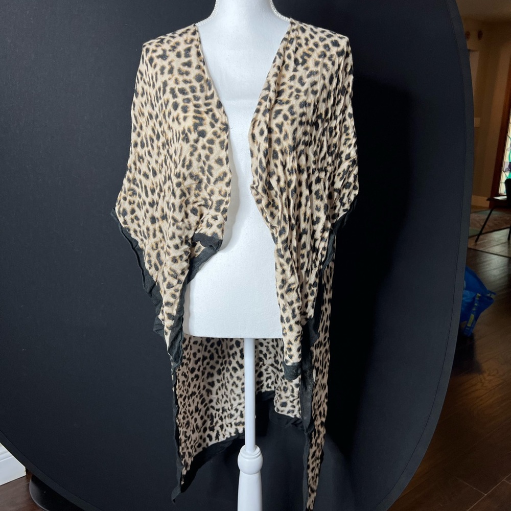 Express one size leopard beach coverup. Good condition.